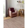 thumbnail image 2 of Luxee Designs Zola Parquet Red/Yellow Jute/Rayon Flatweave Area Rug 8'x10', 2 of 3
