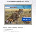 thumbnail image 2 of ArtToFrames 27.5x19.6 Inch - 70x50 CM Gray Puzzle Frame for 1000 piece Puzzles.1.25 Inch Custom MDF Puzzle Frames, Classic Silver - Comes with Economy Acrylic, 2 of 6