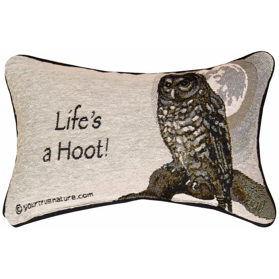 Manual The Lodge Collection Reversible Throw Pillow, 12.5 X 8.5-Inch, Advice from a Owl X Your True Nature
