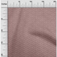 thumbnail image 2 of oneOone Georgette Viscose Dusty Rose Fabric Asian Block Craft Projects Decor Fabric Printed By The Yard 42 Inch Wide, 2 of 4