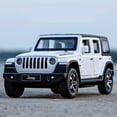 thumbnail image 2 of 1:32 Jeeps Wrangler Rubicon Alloy Car Model Diecasts Metal Off-road Vehicles Car Model Simulation Sound and Light Kids Toys Gift Red, 2 of 5