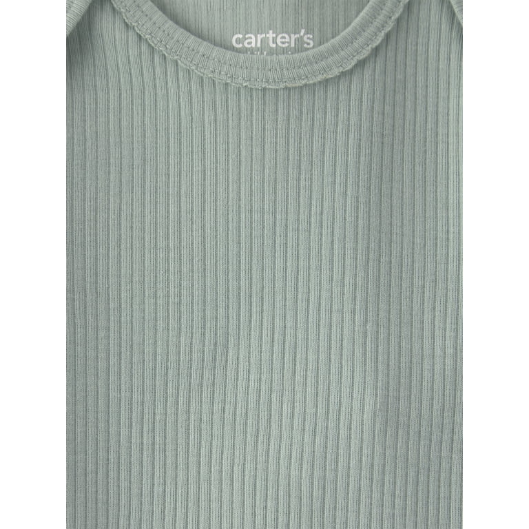 Carter's Child of Mine Baby Long-Sleeve Bodysuits, 5-Pack photo 4