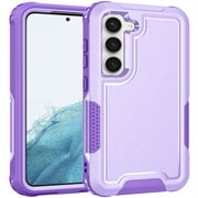 For Galaxy S23+ 6.6" Case 2023, Allytech Heavy Duty Protective Hard PC Bumper Soft TPU Back Dual Layer Shockproof Case for Samsung Galaxy S23 Plus/ Galaxy S23+ 5G 2023, Purple