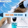 thumbnail image 4 of Pistola de calor LET'S RESIN de 350 W, calentamiento rápido, doble temperatura, con boquillas, 4 of 7