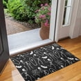 thumbnail image 2 of Halloween Skeleton Coffin Pattern Door Rugs,Washable Non Slip Door Mats Indoor,Decorative Door Mats,Entry Mat Indoor for Entrance,Bedroom,Kitchen,Bathroom,17"x30", 2 of 6
