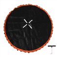 thumbnail image 1 of Trampoline Mat, for 8 Ft Frame, with 48 V-Rings, Trampoline Replacement Mat, Reinforce, UV-, with Spring Hook, 1 of 7