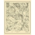 thumbnail image 2 of USGS 12x14 Gold Ornate Wood Framed with Double Matting Museum Art Print Titled - Avawatz California Quad - USGS 1933, 2 of 4
