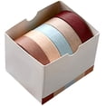 thumbnail image 1 of 5pcs Natural Color Washi Tape Set Washi Tape Stickers Scrapbook Stickers Kids Stickers for Journal Planners Card DIY Craft, 1 of 8