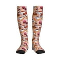 thumbnail image 3 of Compression Socks for Women and Men - Gnomes With Coffee Compression Socks Circulation for Workout, 3 of 8