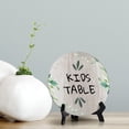 thumbnail image 2 of Kids Table (5 x 5“) Circle Table Sign with Acrylic Stand | Wedding & Home Decor, 2 of 9