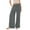 Gray, variant on Clearance Under 10$!Casual Sweatpants for Womens Plus Size Fsahion summer casual solid color linen wide-legged pants bohemian wind beach pants drawstring loose pants elastic waist casual pants pants