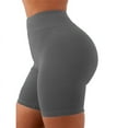 thumbnail image 2 of Women's High Waist Tummy Control Yoga Shorts Workout Short Jeggings, 2 of 3