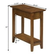 thumbnail image 5 of Convenience Concepts American Heritage 24 in. Tall Flip Top End Table, Walnut (Tabletop), 5 of 6