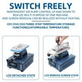 thumbnail image 4 of 946 MAX Double Pump LCD Screen Separator Rotation Curved Screen Separate Glue Remover Machine Heat-Free Disassembly Repair ,Tool, 4 of 8