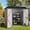 6' x 4'-Brown-2, variant on Asofer 6'x4' Shed and Outdoor Storage, Metal Shed with Sliding Doors & Vents for Garden, Backyard, Patio, Dark Gray