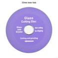 thumbnail image 3 of Arkzeo 22mm Inner hole Glass Cutting Disc Diamond Saw Blade Polishing Grinding disc purple, 3 of 8