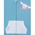 thumbnail image 3 of Hello Kitty Big Girls' Hooded Ears Fleece Zip-Up Hoodie Cinnamoroll Blue, 3 of 6