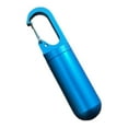 thumbnail image 3 of Pill Holder Keychain Lightweight Multi Purpose Metal for Office Picnic Purse Blue, 3 of 8