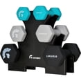 thumbnail image 1 of Set Pesa Mancuernas Hexagonales Centurfit 3 LB 5LB Y 8 Lb Pesas Fitness, 1 of 4