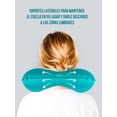 thumbnail image 3 of Almohada De Viaje VIMI Inflable Automático Cuello Soporte Lumbar Verde, 3 of 7