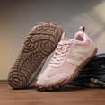 thumbnail image 4 of Barefoot Sneakers for Women Men Wide Toe Box Casual Walking Shoes Zero Drop Platform Non- Minimalist Shoes for Everyday Comfort(Pink/41), 4 of 8