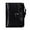 Black, variant on Small Women Wallet Leather Bifold Card Holder RFID Blocking with ID Window
