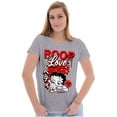 thumbnail image 4 of Cool Kanji Style Betty Boop Love Women's Graphic T Shirt Tees Brisco Brands S, 4 of 5