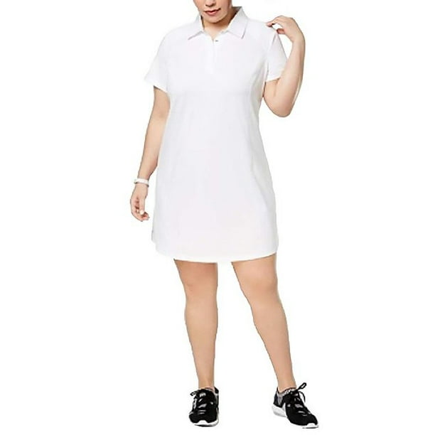 Ideology Ideology Plus Size Tennis Dress Bright White 2X Walmart