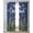 Navy Blue Green, variant on Navy Blue Christmas Sheer Curtains 84 Inch Length 2 Panels Set for Living Room/Bedroom, Green Xmas Tree Snowflake Winter Kitchen Curtains Grommet Semi-Sheer Curtains Window Treatments 42"x84"x2