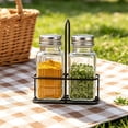 thumbnail image 5 of Fmbmuo 2 Sets Of Seasoning Bottles For Household Kitchen Pepper And Cumin Sprinkling Bottle Glass Sprinkling Bottle, 5 of 6