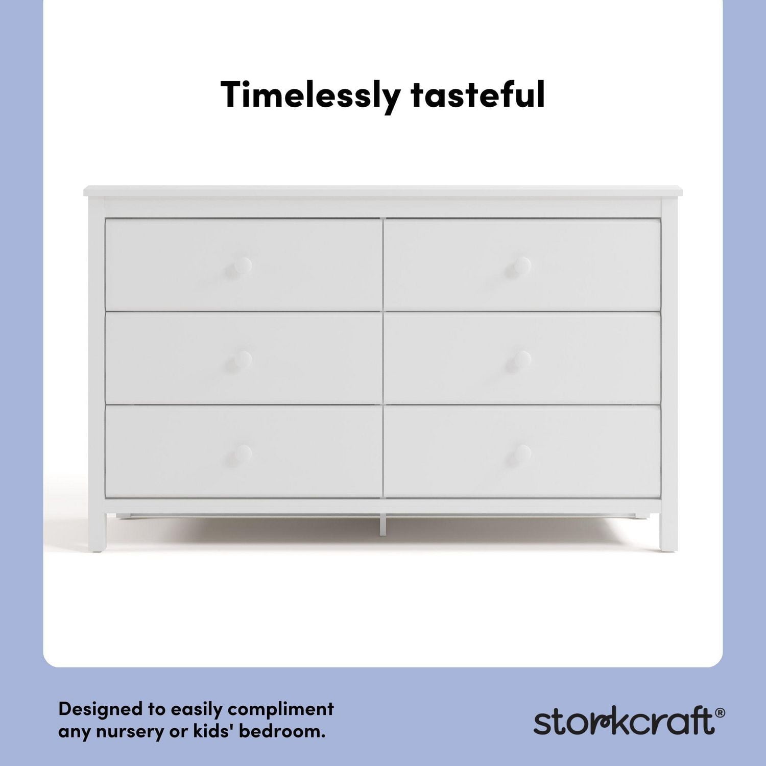 Storkcraft Alpine 6-Drawer Double Dresser