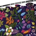 thumbnail image 3 of Pioneer Flower Floral Print Pattern Shower Curtain 36"x72" ,Bathroom Decorative Shower Curtains Set with 12 Hooks,Modern Waterproof Washable Shower Curtain, 3 of 6