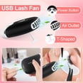 thumbnail image 4 of Eyelash Extension Kit - Individual Lash Extensions Supplies with 0.07D  Mix 8-15mm, Glue, Remover, USB Lash Fan, Tweezers, Eye Gel Pads,  Brushes, Mascara Brushes, 4 of 6