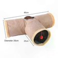 thumbnail image 1 of Three-Way Foldable Play Tunnel for Pets - Fun Activity Toy for Cats, Dogs, and Rabbits - Portable and Durable Pet Entertainment Solution, 1 of 5