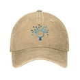 thumbnail image 1 of ZICANCN Casquette de Baseball Réglable Femmes, Chapeaux Tree Earth Environment pour Hommes Adulte Lavé Coton Denim Baseball Caps Mode, Naturel, 1 of 6