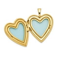 thumbnail image 5 of Lockets 1/20 14K Gold Filled Polished & Satin Fancy Border 19mm Heart Locket, 5 of 5