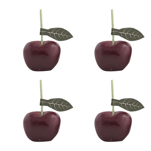 4 piezas de velas aromáticas de ciruela cargadas en el coche, decoración creativa para el hogar, velas aromáticas de frutas