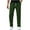Green, variant on hoksml Men's Outdoor Athletic Jogger Pants Solid Color Elastic Waist Drawstring Pocket Workwear Pants Casual Straight Leg Pants