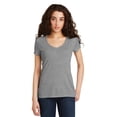 thumbnail image 1 of Alternative The Keepsake V-Neck para mujer, gris humo, pequeño Ropa alternativa 05056BP-SMK-S, 1 of 1