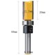 thumbnail image 4 of 1/4-Inch Patrón De Vástago Flush Trim Router Rodamientos De Bits Trimmer Cutter Herramienta Para Trabajar La Madera Macarena Cortador de acabado al ras, 4 of 5
