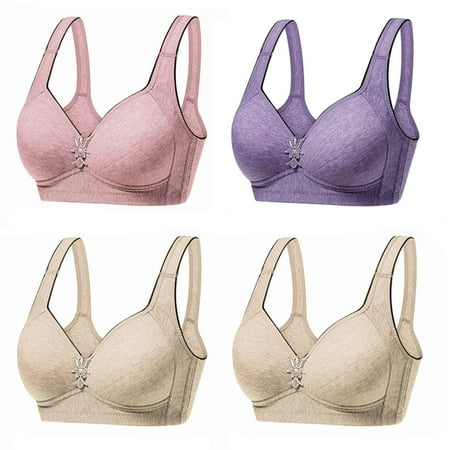 Tnhcen Racerback Bras for Women Color Comfortable Hollow Out Bra Underwear No Rims Shapewear Underwear Underwired Lingerie for Women