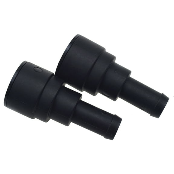 2× Heater Core Coolant Hose Connector Set For 99-14 Chevy Silverado Tahoe Sierra