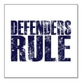 thumbnail image 1 of DistinctInk Custom Bumper Sticker - 3" x 3" Decorative Decal - White Background - Defenders Rule, 1 of 2