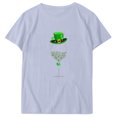 thumbnail image 4 of LSLJS T-shirt Décontracté à Col Rond et Manches Courtes Imprimé Arbre de Noël pour Femmes, 4 of 4