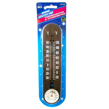 1 Indoor Outdoor Thermometer Hygrometer Measures Temperature Humidity Meter