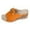 Orange, variant on Slippers for Women,Slippers Stylish Platform Sandals With Metallic Decoration Open Toe Beach And Casual Footwear For Summer,Womens Slippers,Black,7