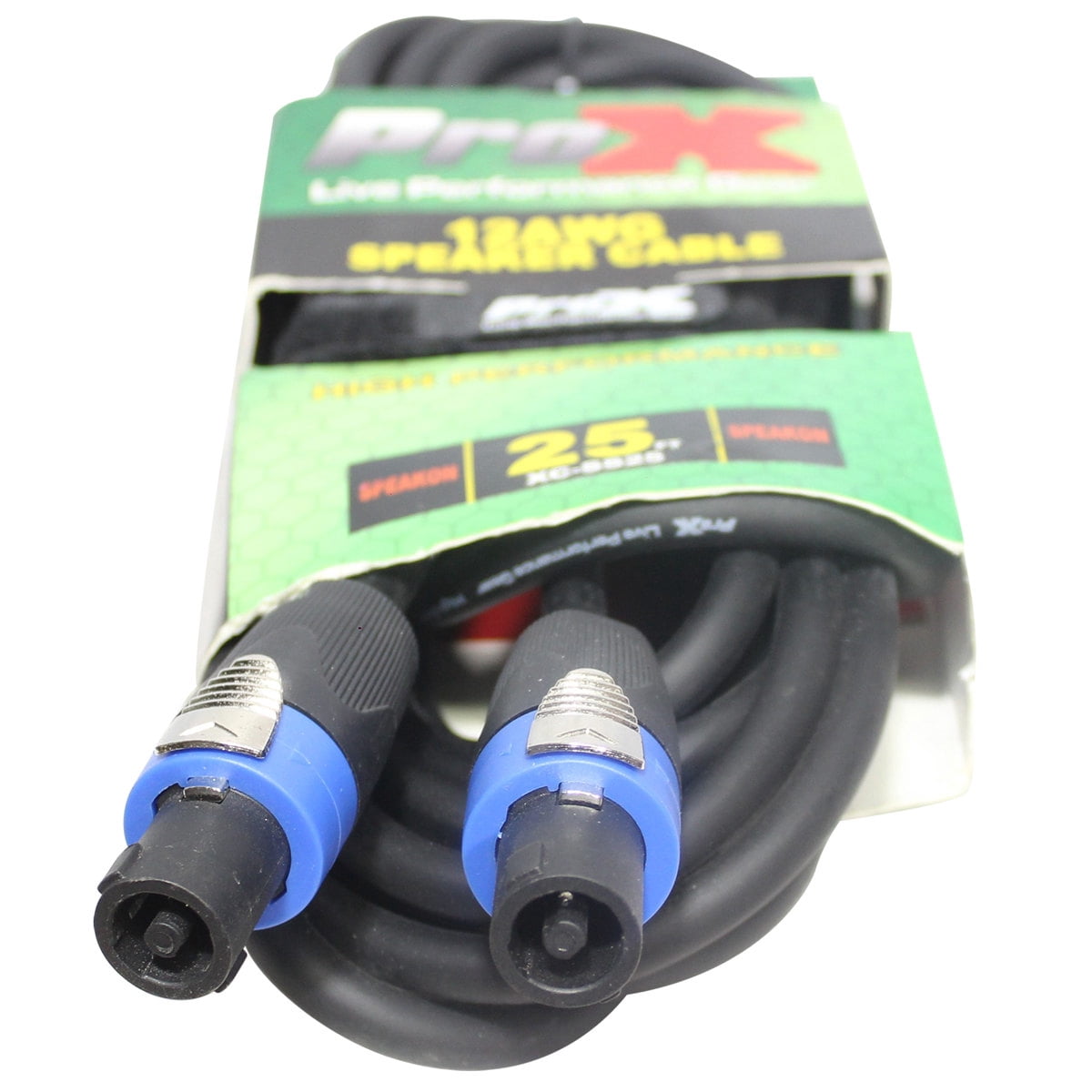 ProX XC-SS25 25' 12AWG SpeakOn to SpeakOn High Performance Speaker Cable