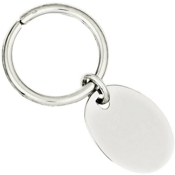 Primal Silver Sterling Silver Rhodium-plated Key Chain