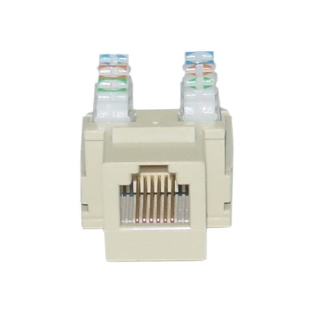 Terminate Rj12 CableWholesale.com RJ11/RJ12 Vertical Termination Keystone Jack ...