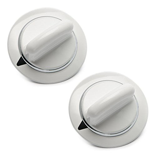 Metal Piece White Knob for General Electric Hotpoint GE Dryer # WE1M654 